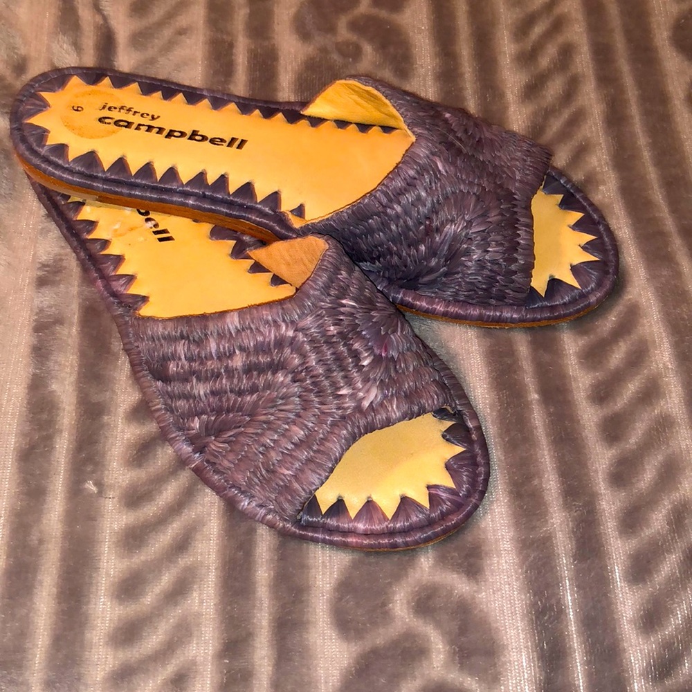 Gray sandals